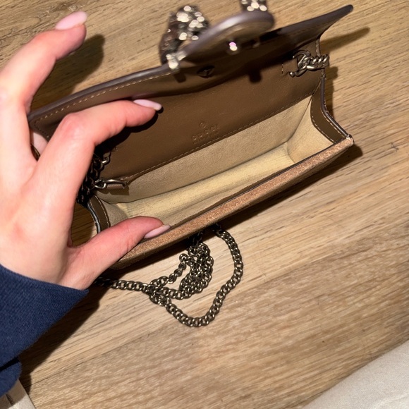 Beige and Brown Crossbody Bag - Picture 3 of 5